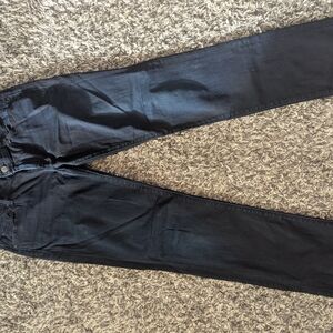 7 For All Mankind Women's Dark Blue Straight Leg Jeans